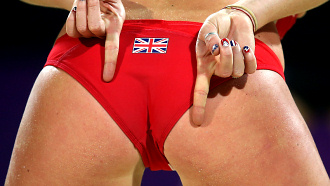 Пляжница Великобритании