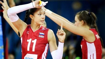 Российские волейболистки