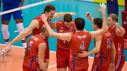 Российские волейболисты