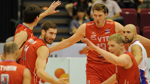 Российские волейболисты