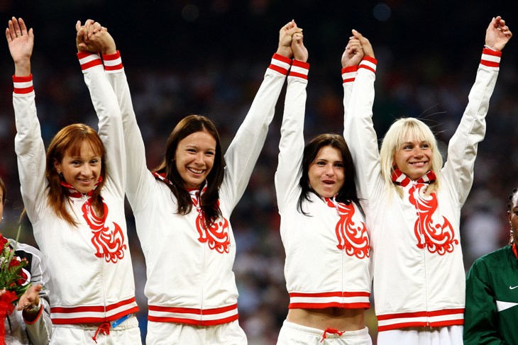 Александра Федорива, Юлия Чермошанская, Евгения Полякова и Юлия Гущина