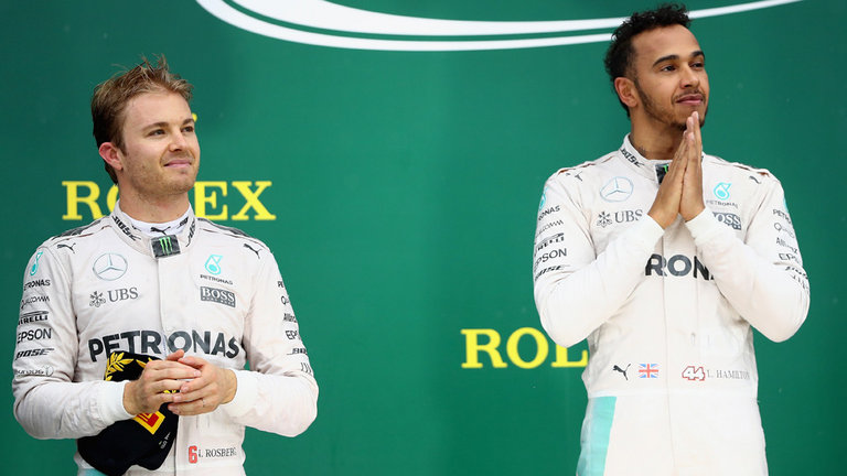 Нико Росберг и Льюис Хэмилтон