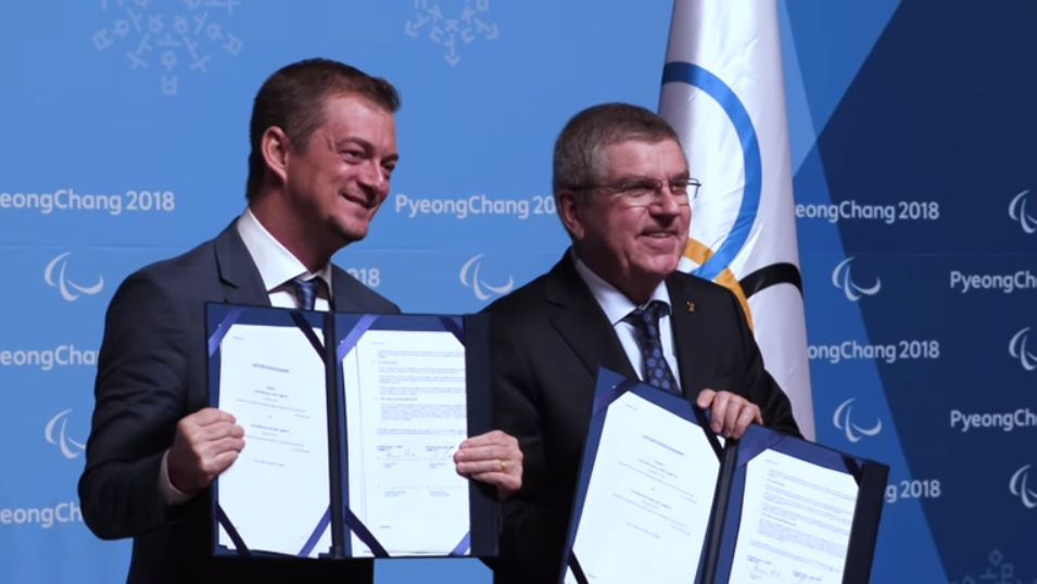 Томас Бах и Эндрю Парсонс