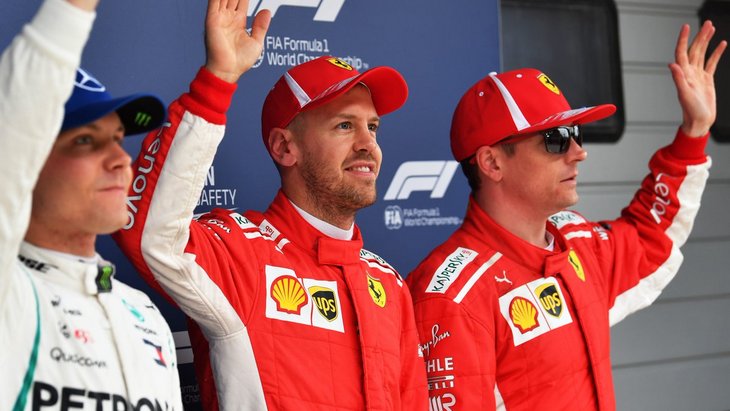 Тройка лидеров квалификации Гран-при Китая