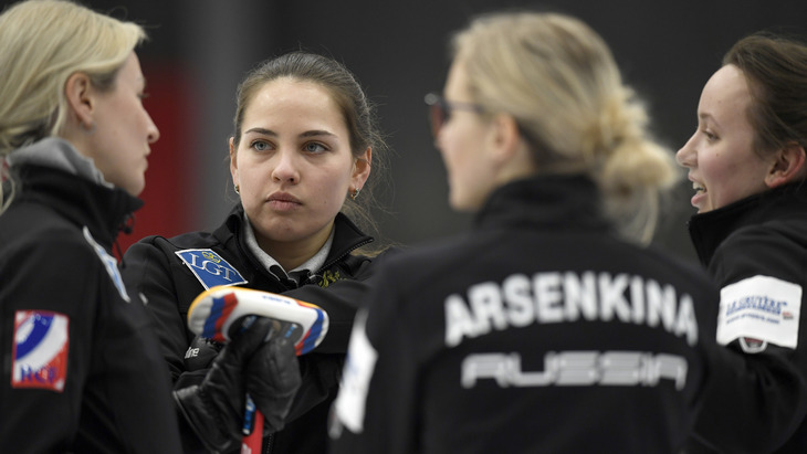 Российские керлингистки