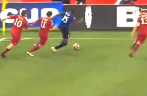 Хамство Тотти в финале Кубка Италии