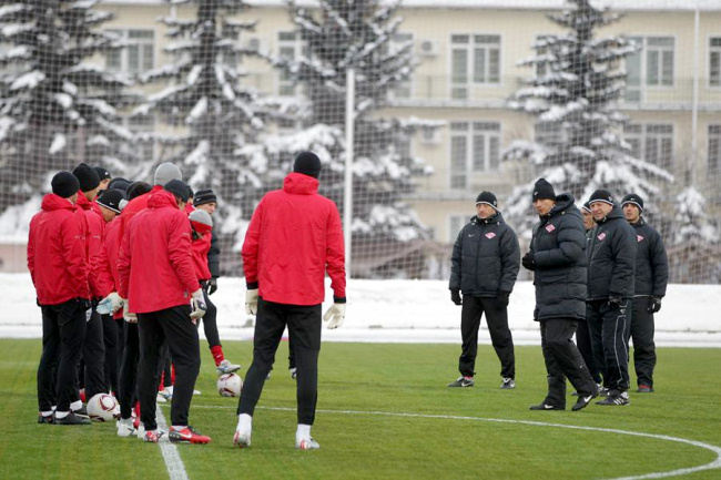 Тренировка «Спартака» перед «Базелем»