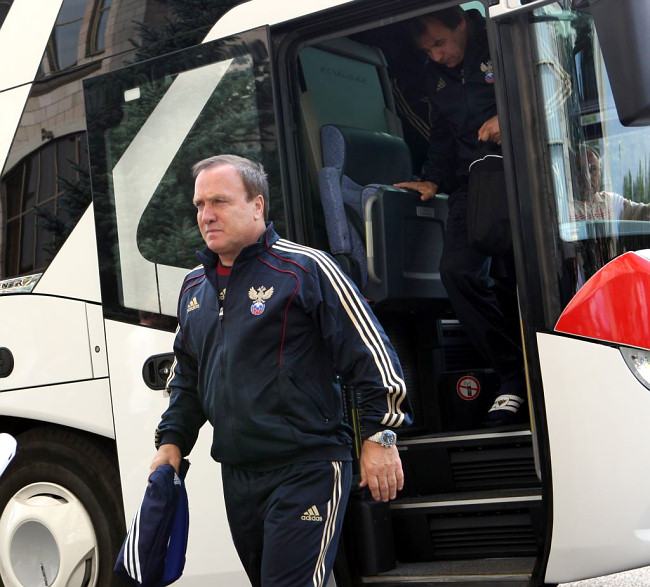 Тренировка сборной России. 31 августа