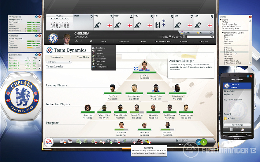 Скриншоты «FIFA Manager 13»