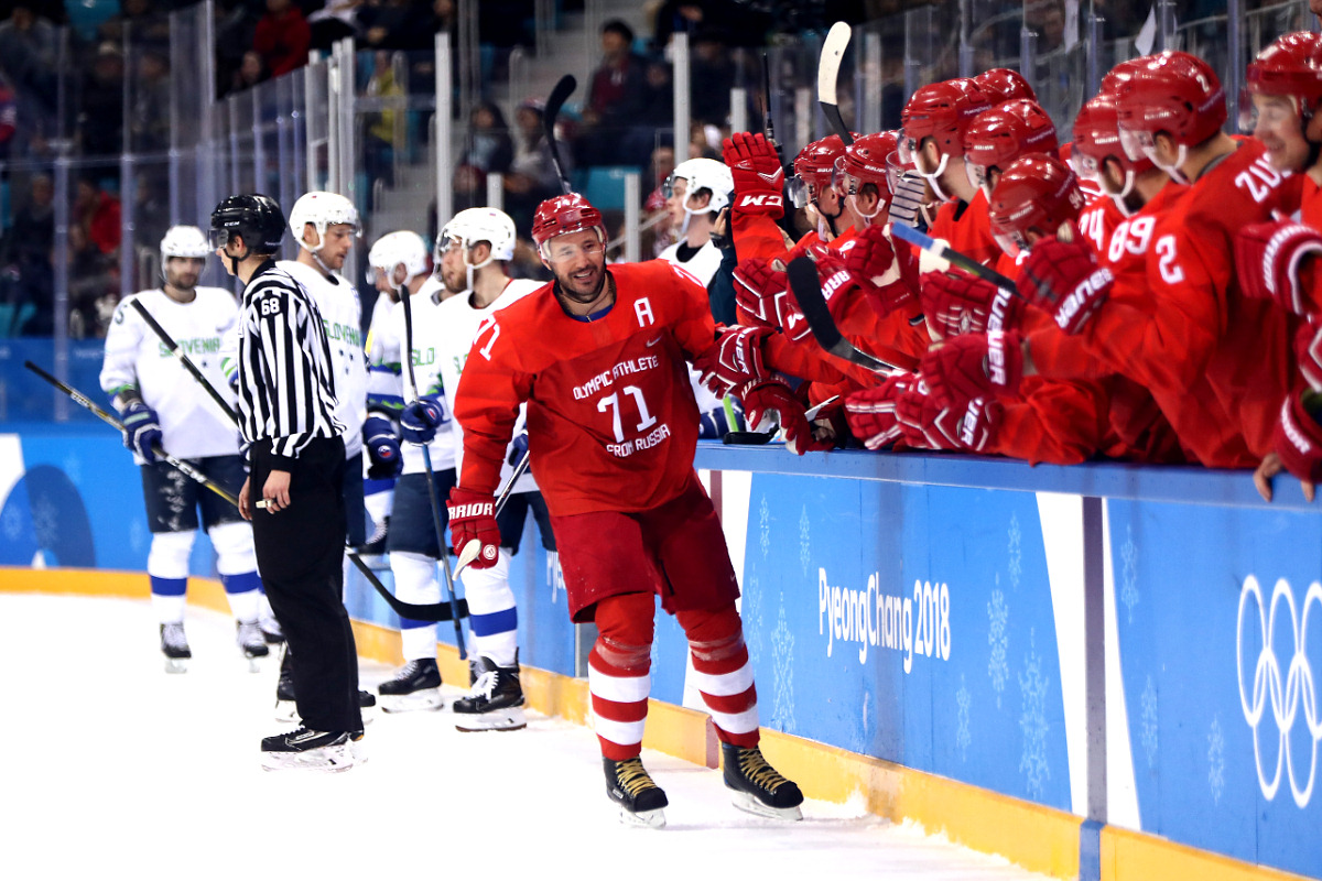 Хоккей. Россия разгромила Словению 8:2