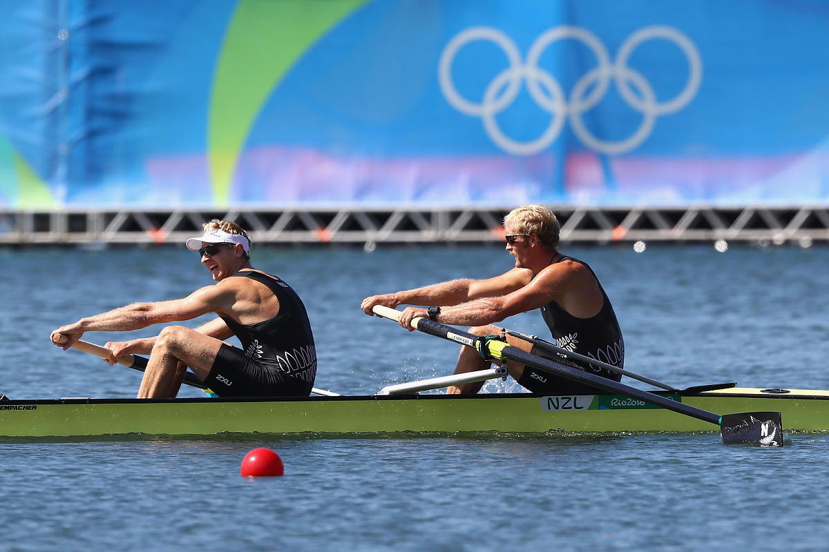 Золото Новой Зеландии в распашных двойках без рулевого