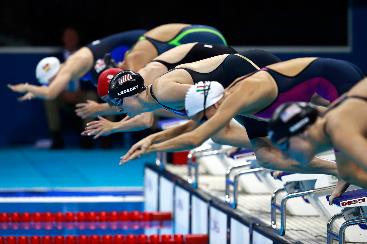 Мировой рекорд Кэти Ледеки на 800-метровке