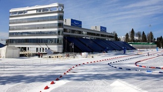 Биатлонная трасса в Сочи