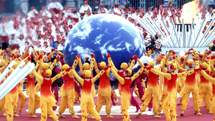 Церемония открытия Олимпиады в Нагано