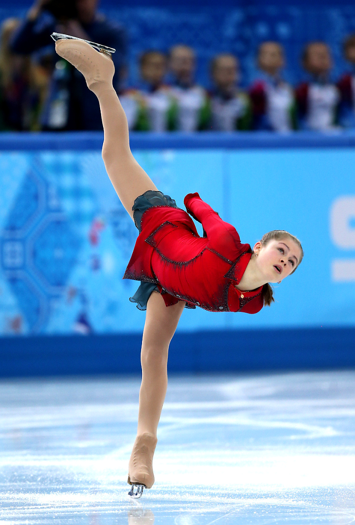 15-летняя Юлия Липницкая первенствовала и во втором своем выступлении на Олимпиаде