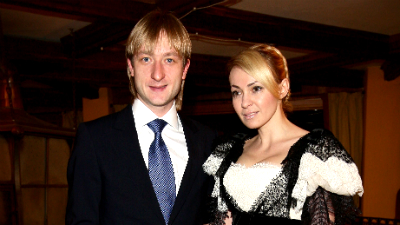 Евгений Плющенко и Яна Рудковская