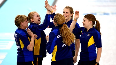 Керлингистки из Швеции