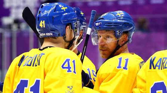 Легенда сборной Швеции Даниэль Альфредссон (11 номер)