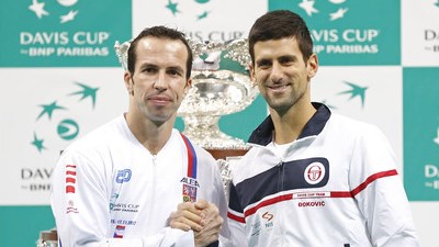 Новак Джокович и Радек Штепанек