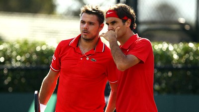 Станислас Вавринка и Роджер Федерер