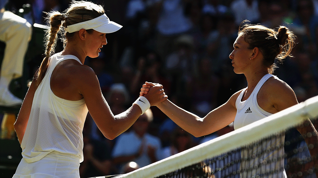 Симона Халеп переиграла Эжени Бушар