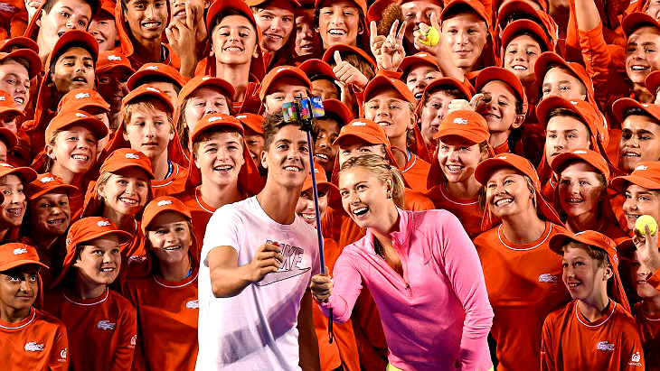 Шарапова и Миньоны