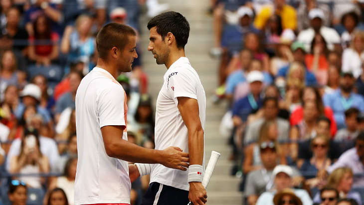 Новак Джокович и Михаил Южный