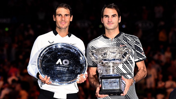 Рафаэль Надаль и Роджер Федерер