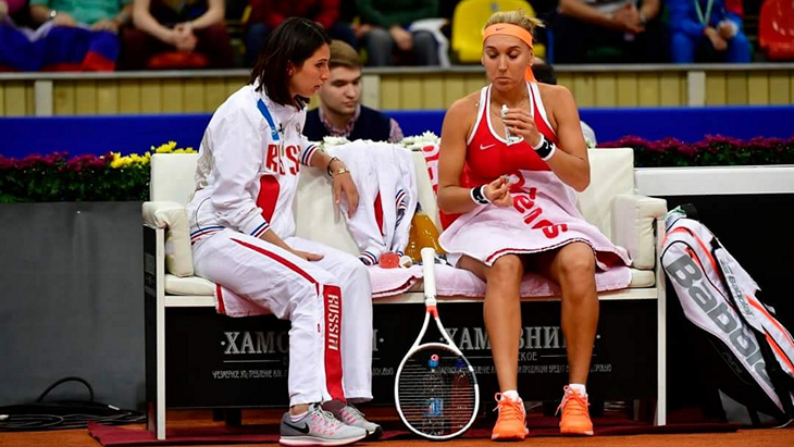 Анастасия Мыскина и Елена Веснина