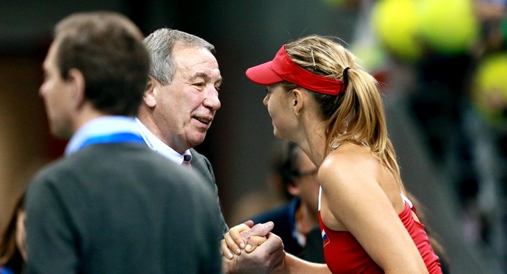 Шамиль Тарпищев и Мария Шарапова