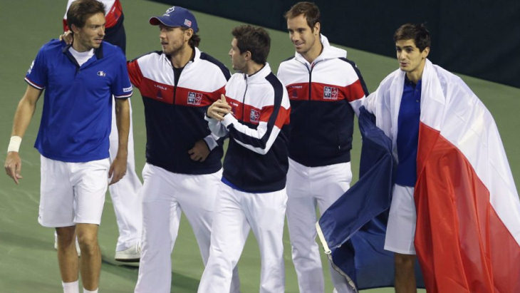 Сборная Франции возглавила рейтинг Кубка Дэвиса