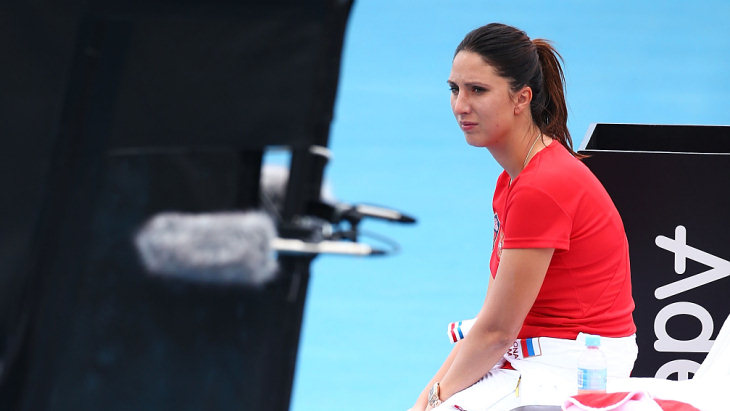 Капитан сборной России Анастасия Мыскина