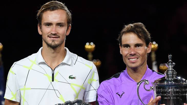 Даниил Медведев и Рафаэль Надаль