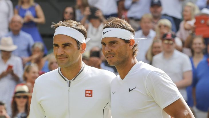 Роджер Федерер и Рафаэль Надаль