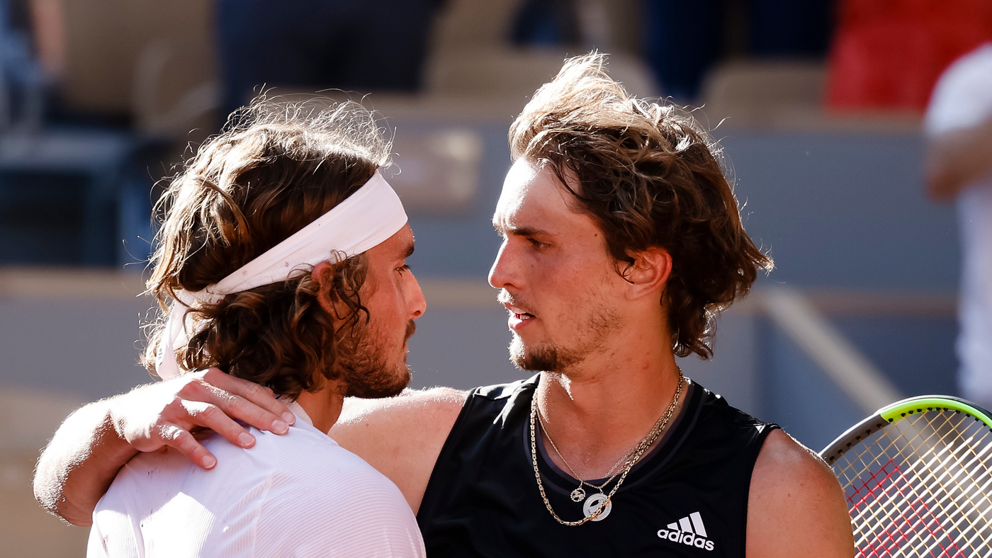 Стефанос Циципас и Александр Зверев