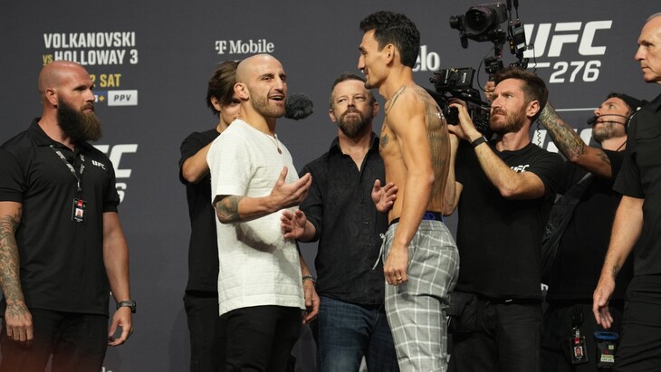 Александр Волкановски и Макс Холлоуэй