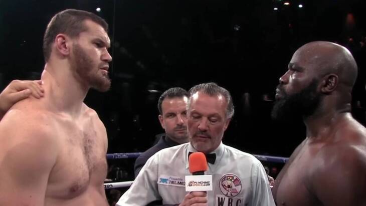 Арсланбек Махмудов (слева)