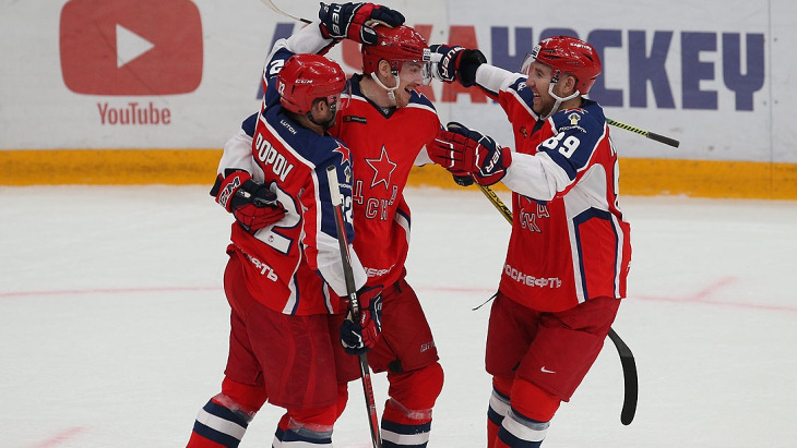 Хоккеисты ЦСКА