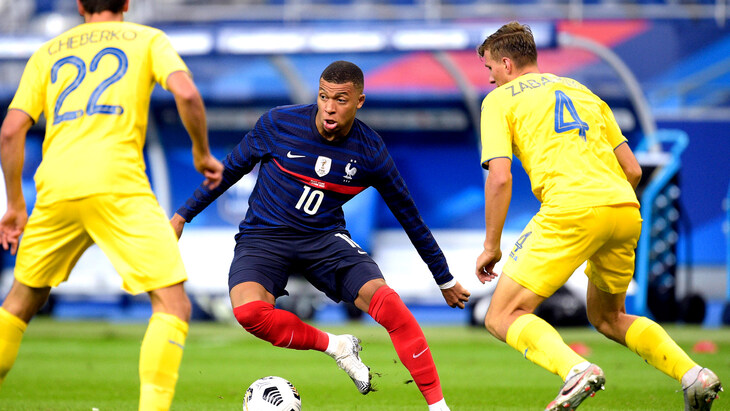 Сборная Франции в октябре прошлого года обыграла Украину со счетом 7:1