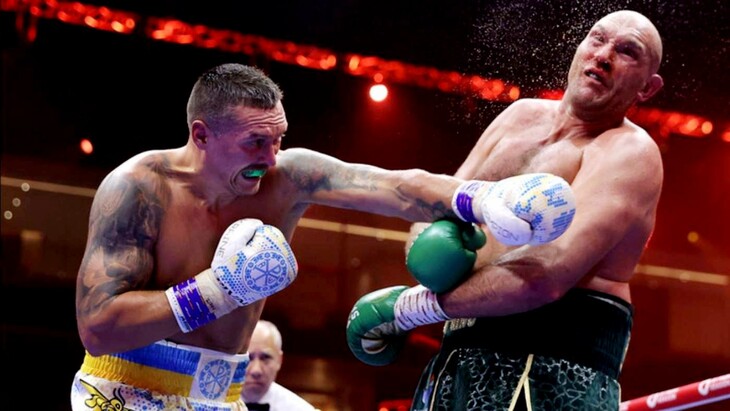 Александр Усик и Тайсон Фьюри