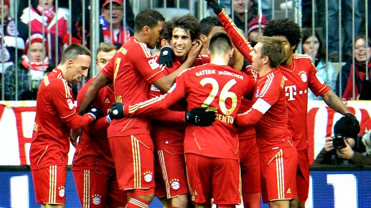 Футболисты «Баварии»