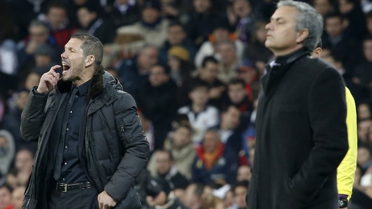 Симеоне (слева) и Моуринью вновь выяснят отношения