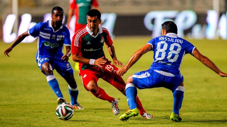 «Локомотив» не смог выиграть у «Аполлона» в первом матче