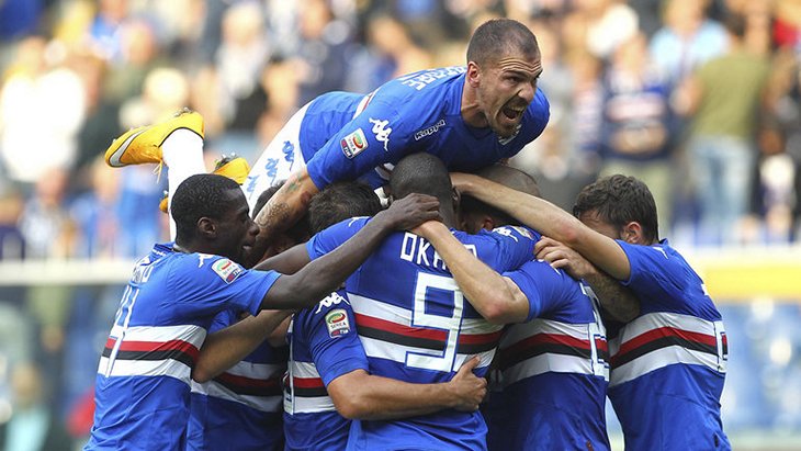 Футболисты «Сампдории»