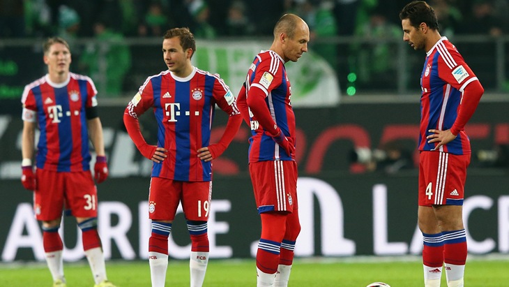 Футболисты «Баварии»