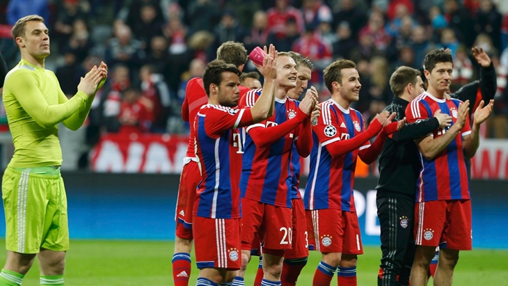 Футболисты «Баварии»