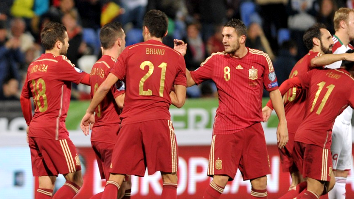 Футболисты сборной Испании