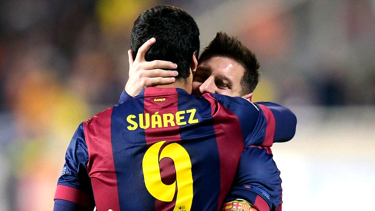 Луис Суарес и Лионель Месси