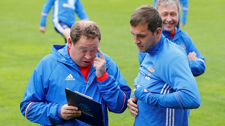 Леонид Слуцкий и Артем Дзюба