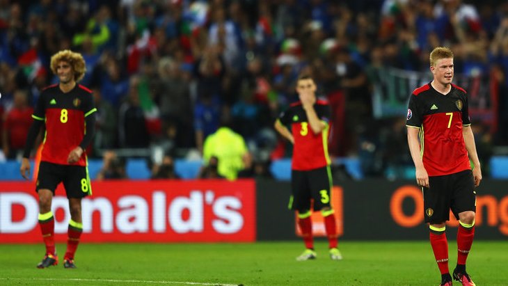Футболисты сборной Бельгии
